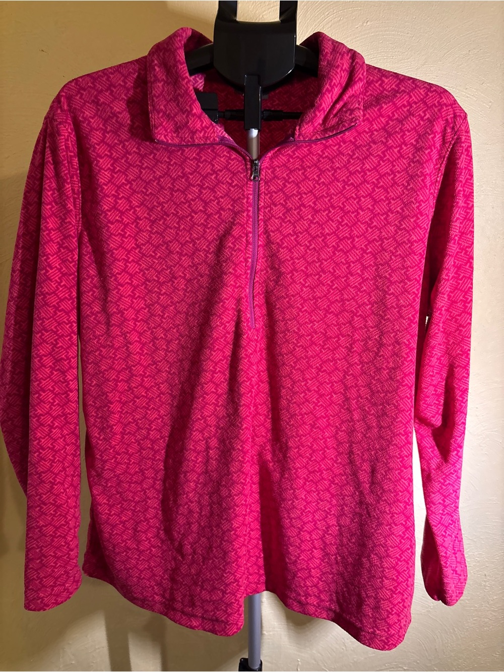 Columbia Hot Pink Quarter-Zip Pullover